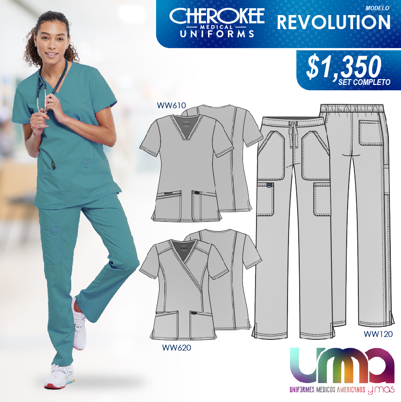 Uniformes medicos Cherokee